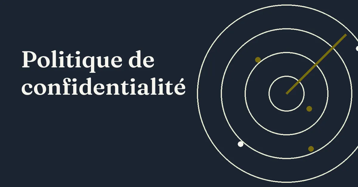 Politique de confidentialité
